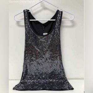 NWT sequined tank, Med